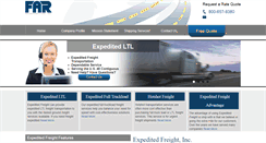 Desktop Screenshot of expedited-freight.com